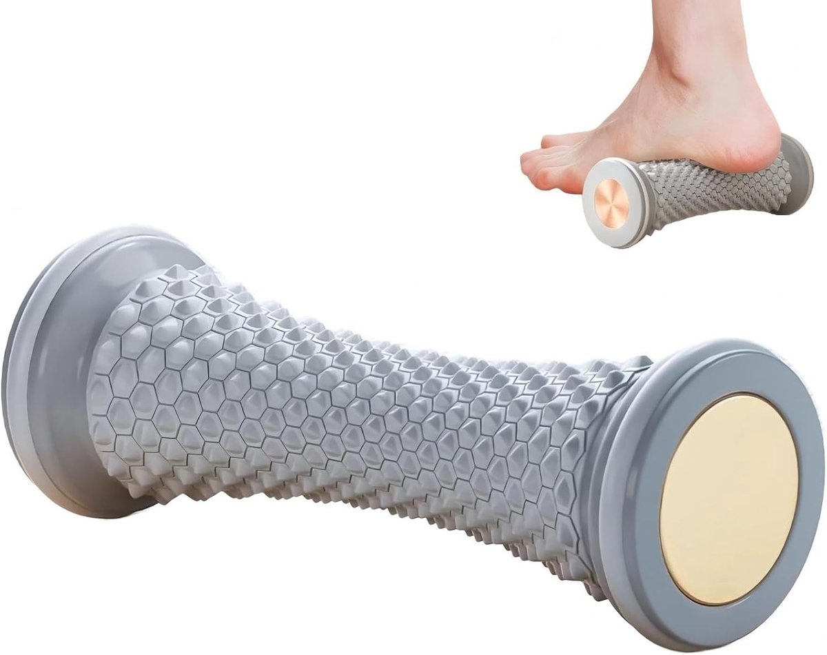 Versterk je welzijn met een voetmassage roller, ideaal voor ontspanning, pijnverlichting en fasciitis behandeling, draagbare rubberen massage roller voor thuisgebruik.