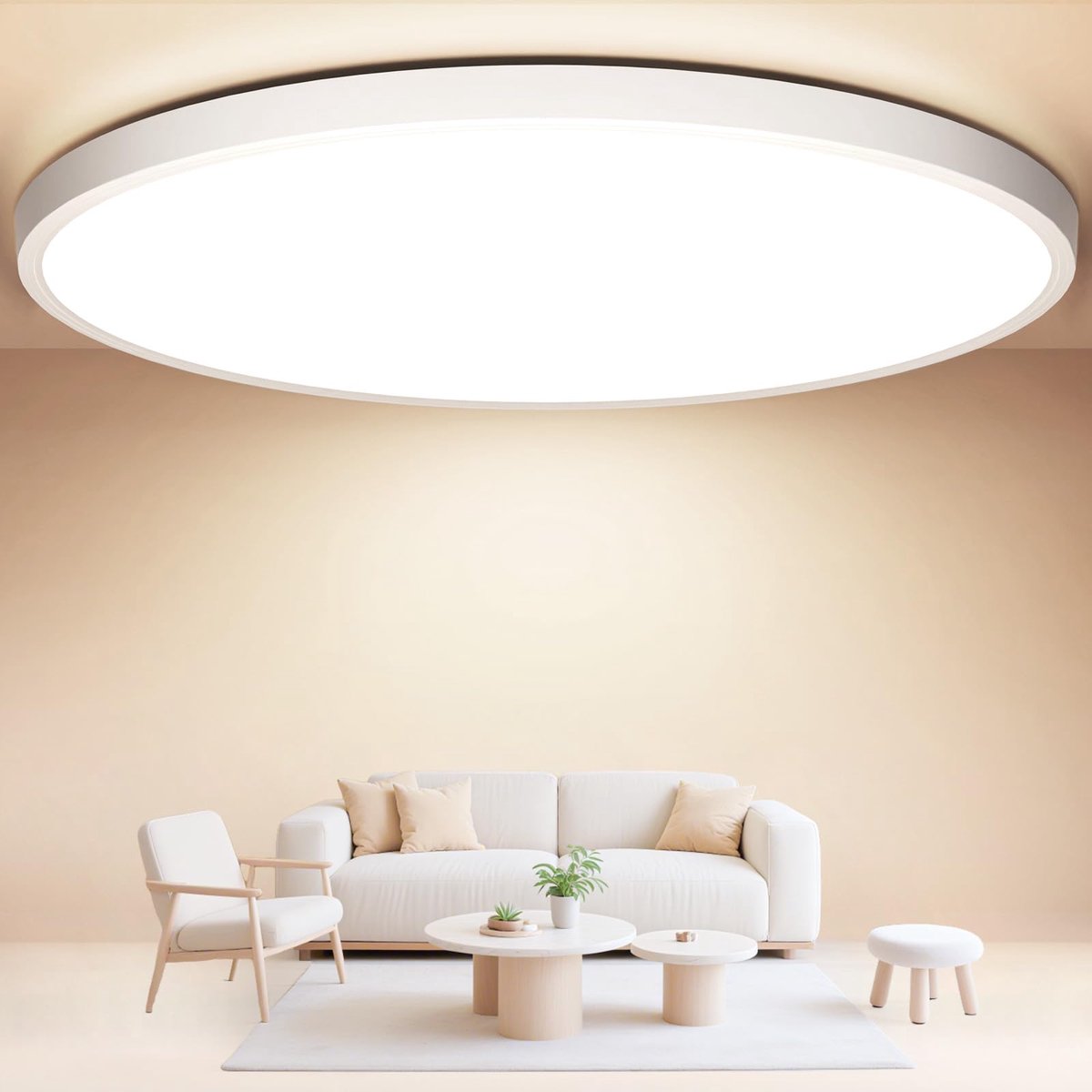 Badkamerlamp 36 W - rond 40 cm - IP44 - 4000 K en 4000 lm voor optimale verlichting - ShopVlot