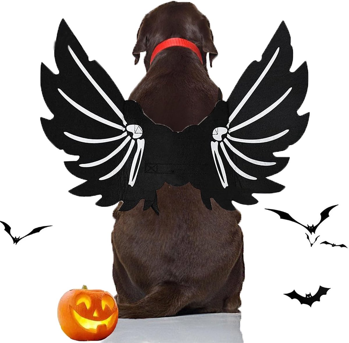 Halloween Kostuum voor Honden, Bat Wings voor Grote Honden, Dierenverkleedkleding voor Feestjes en Cosplay Decoratie