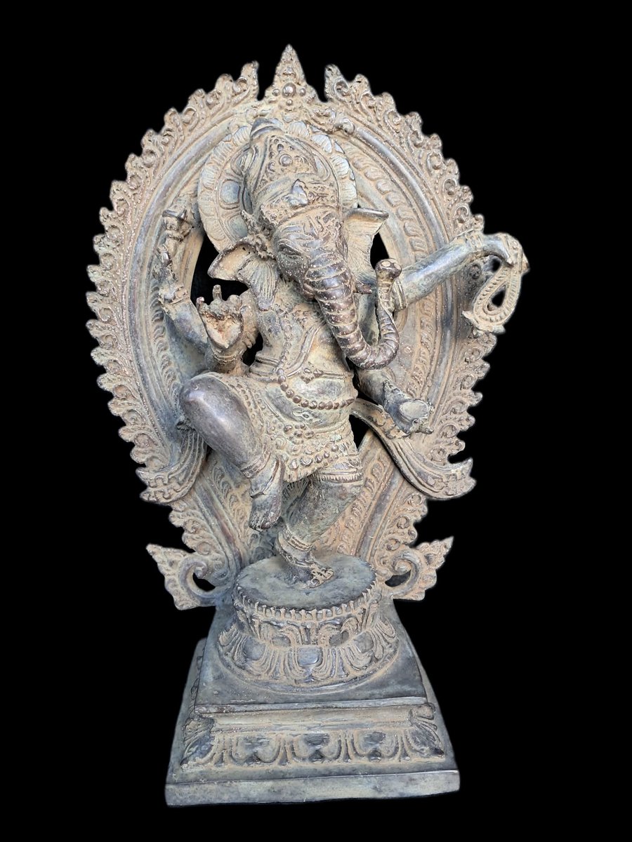 Statue en bronze Ganesh/Ganapati/Inde/Asie/Indonésie