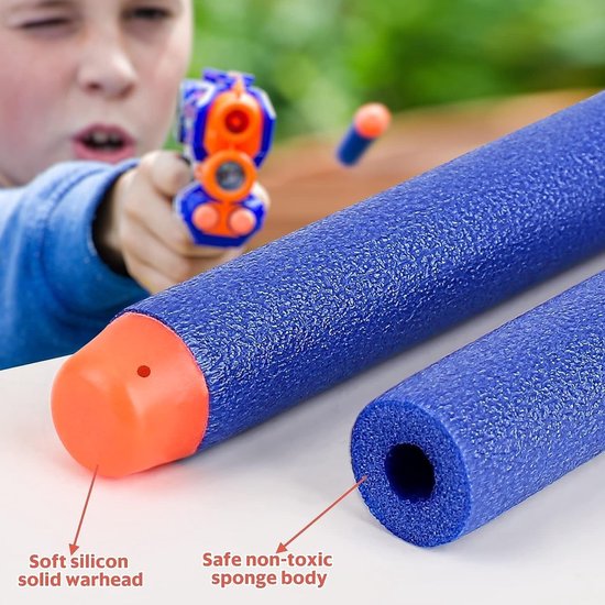 Foam Darts Pijlen voor Nerf, Reservepijlen en Munitie, Ideaal voor Darts Spel en Schietplezier — afbeelding 4