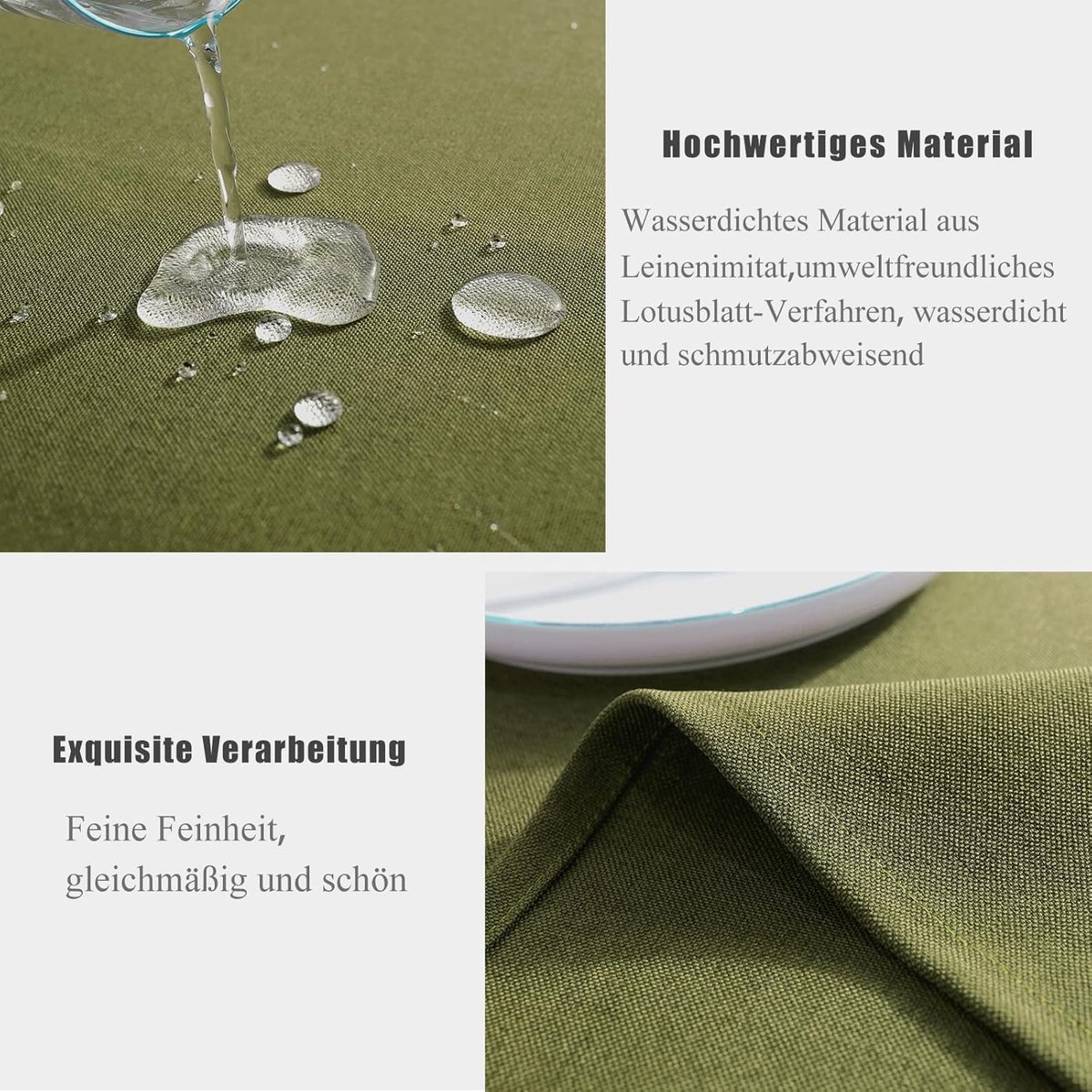 Tafelloper 40 x 240 cm - waterdicht - linnenlook - perfect voor feestdagen - ShopVlot