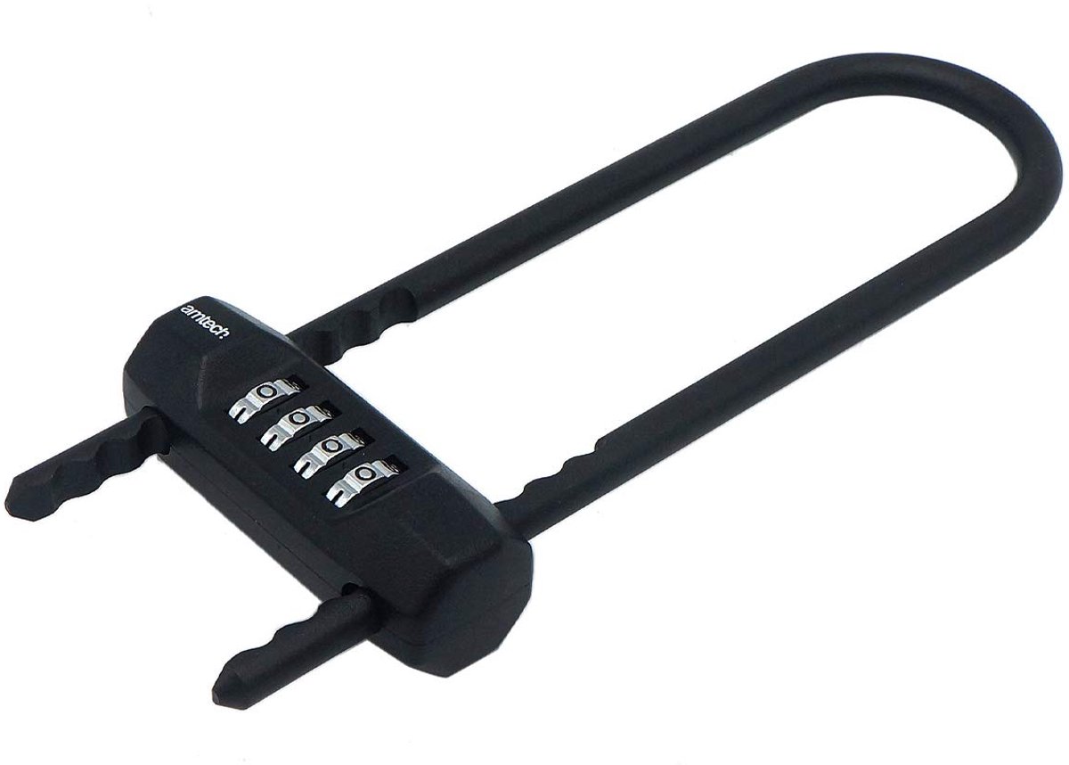 Combinatiehangslot 4-cijferig - lange beugel 105-160 mm - verstelbaar - ideaal voor extra beveiliging - ShopVlot