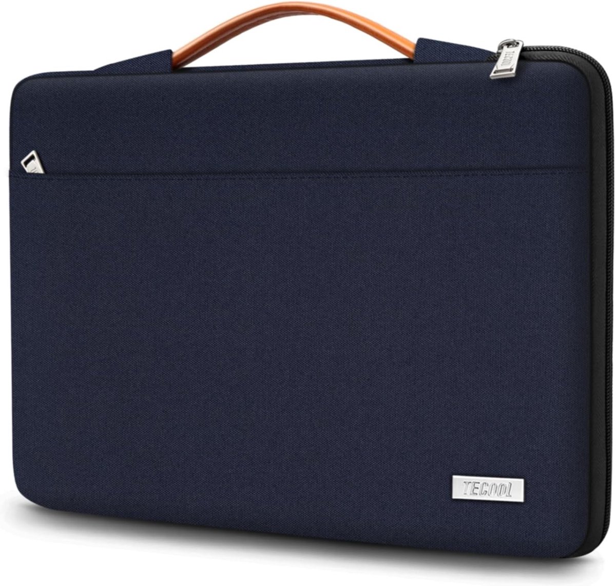 Laptop Sleeve 13 inch voor MacBook Air en Pro, Surface Pro, Dell XPS en HP Envy met Handvat - Donkerblauw, Bescherming, Schokbestendig, Draagbaar