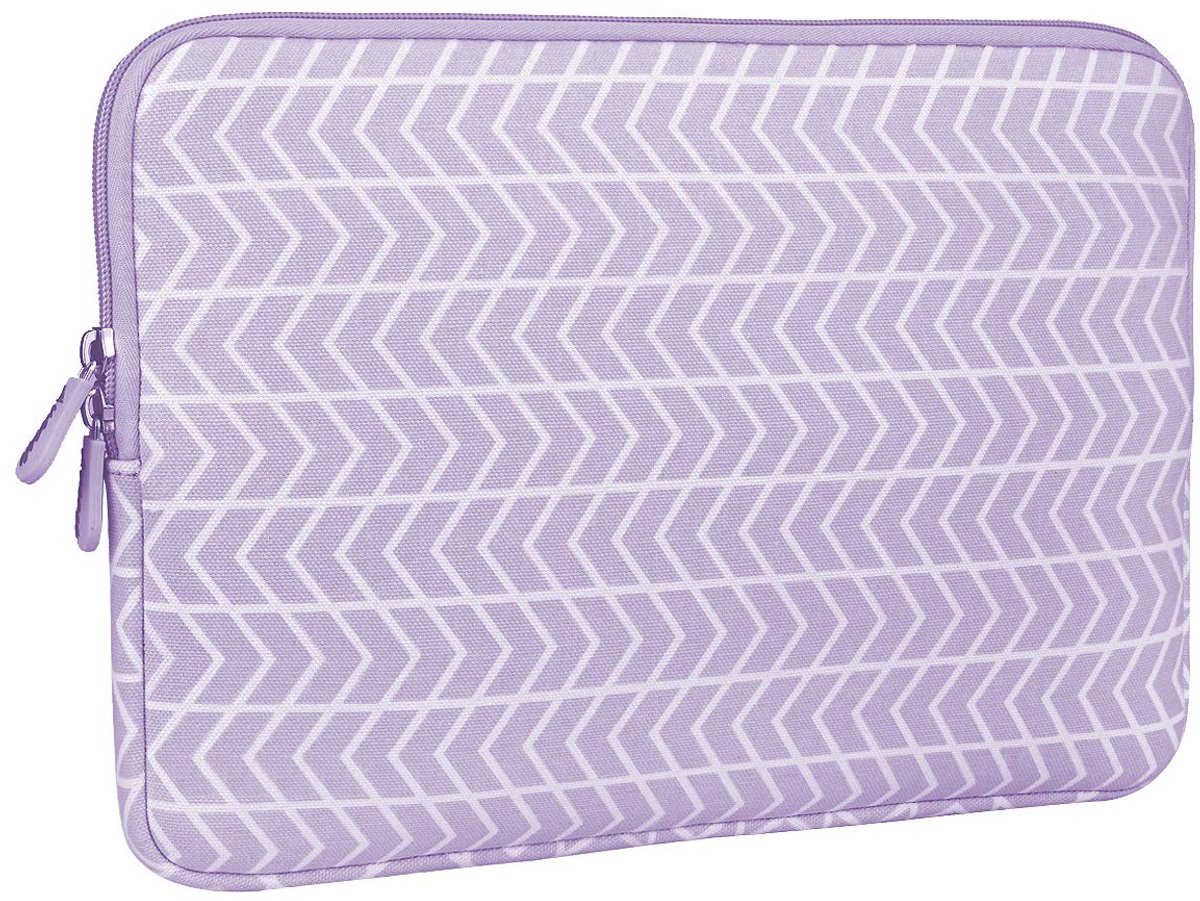 Laptophoes 11,6-12,5 inch - canvas stof - lichte neopreen - waterbestendige bescherming - ShopVlot