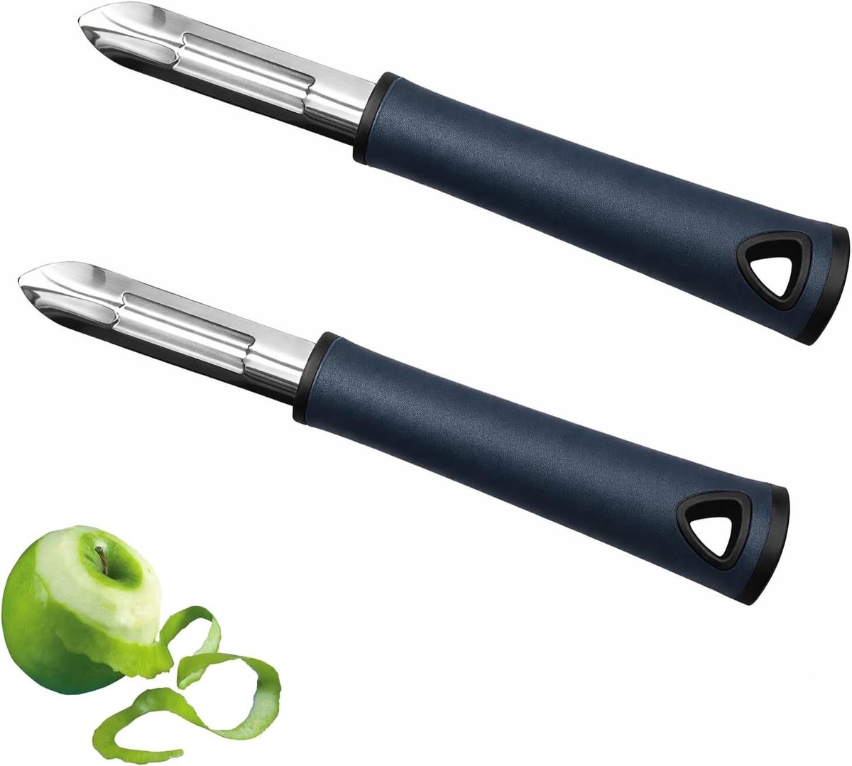 Multifunctionele roestvrijstalen schillers met ergonomisch handvat voor fruit en groenten, ideaal voor aardappelen, wortelen en meer groenten