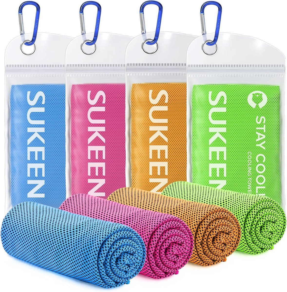 Koelhanddoek 40 x 12 inch - microvezel - zachte ademende stof - ideaal voor sport en yoga - ShopVlot
