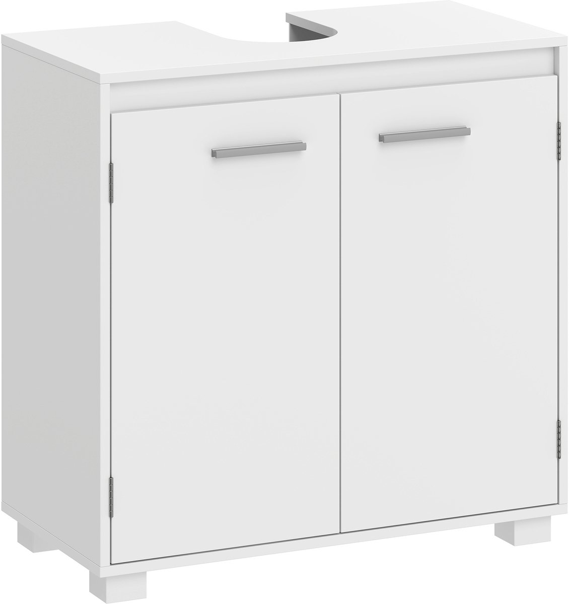 HOMCOM Bathroom Vanity-MDF-60L x 30B x 60H cm-Weiß