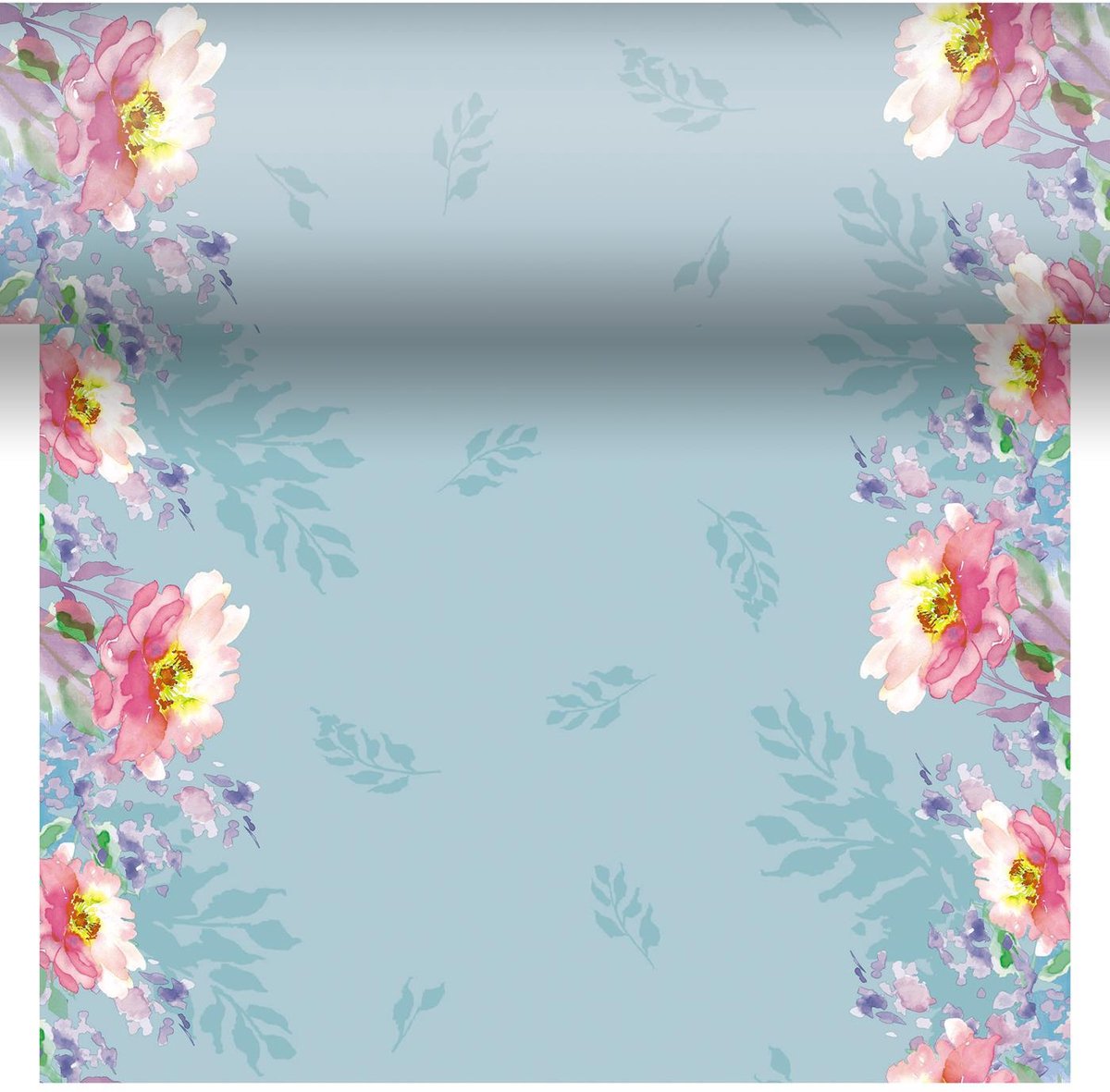 Duni 3-in-1 Flowy Floral 40x480cm.