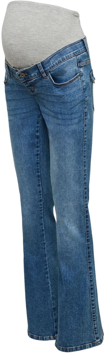 Mama Licious Uitlopende zwangerschapsjeans Flared fit Low waist Jeans