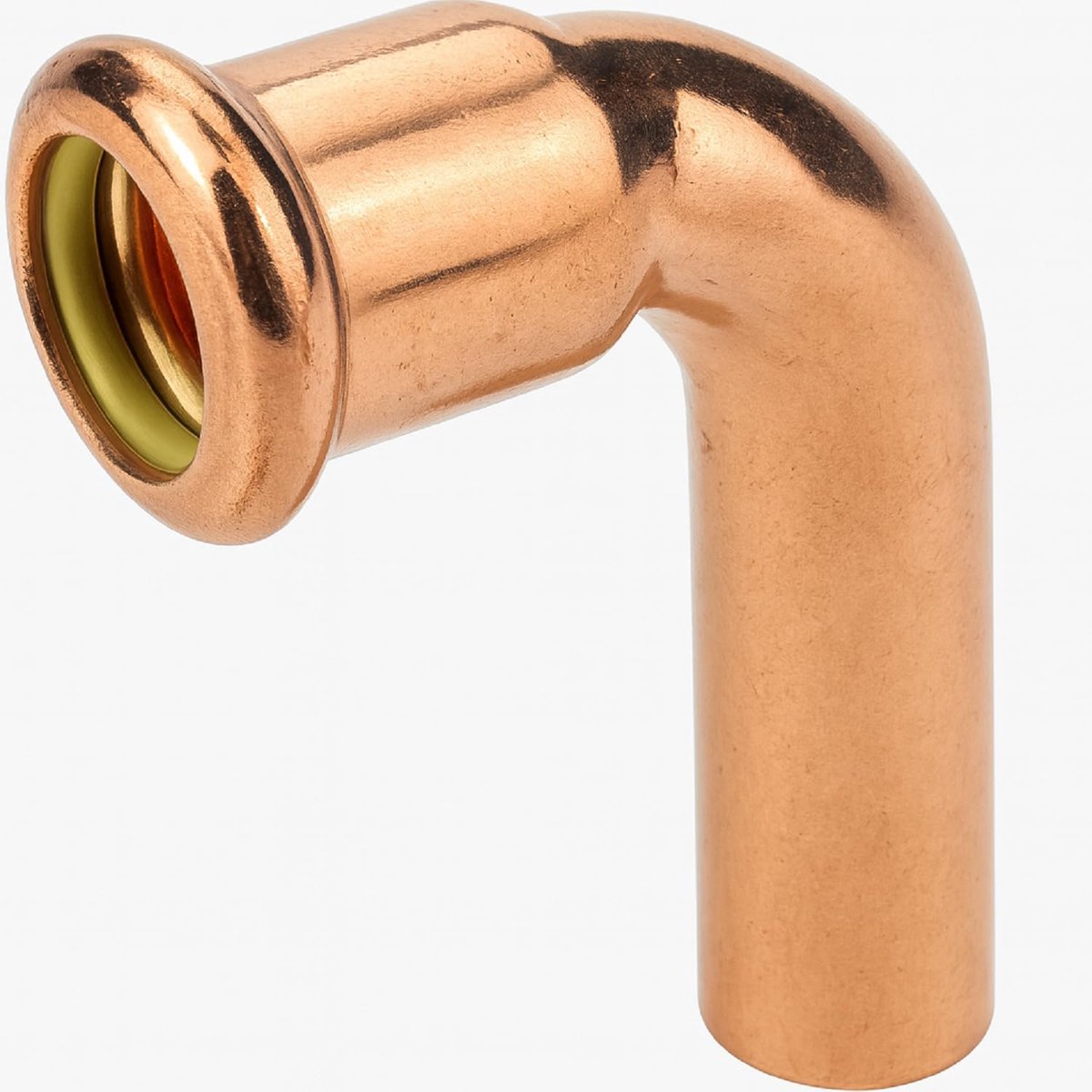 5X Westco 15mm 90 Degree Street Elbow Press Gas - Copper Press Fitting for Safe Pipe Bends in Domestic and Commercial - ShopVlot