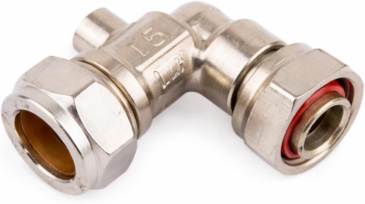 15mm x 1/2 Inch Chrome Angle Service Valve with Insulation for Faucets Devices and Water Supply Control - ShopVlot