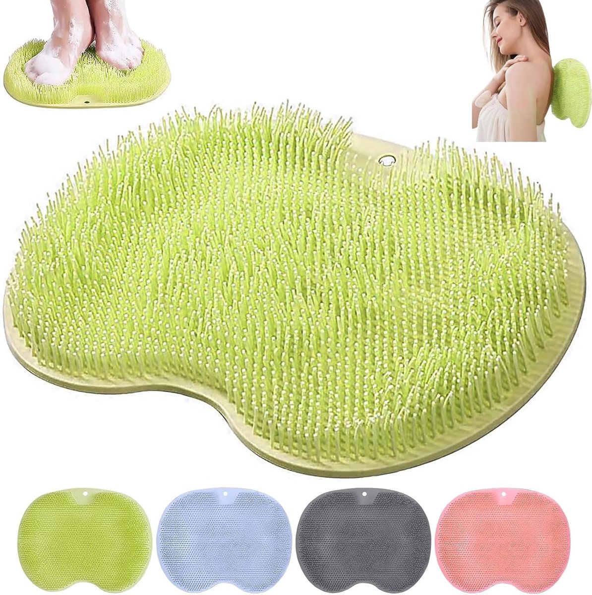 Antislip massagepad - siliconen - voetborstel - ontspannende voetmassage - ShopVlot