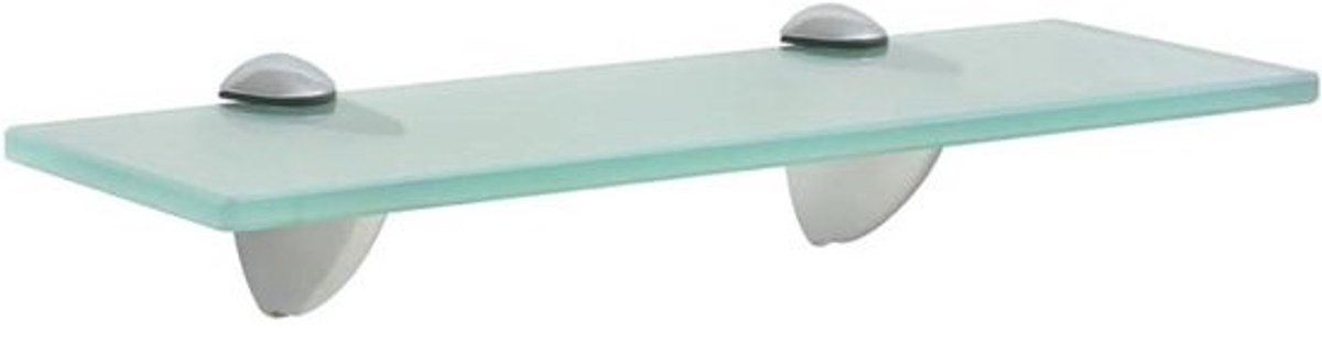 Glazen Wandrek - Zwevende Plank Glas - Decoratie Ophangen - Gehard Veiligheidsglas - 30 x 20 cm - Transparant