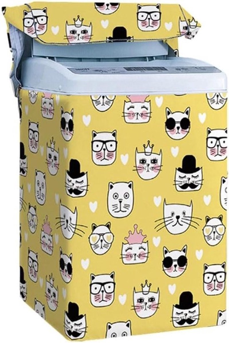 Wasmachinehoes Bovenlader - Drogerhoes Beschermhoes - Apparaten Beschermen - Waterdicht Ritsontwerp - 53 x 90 x 55 cm - Herend Kat