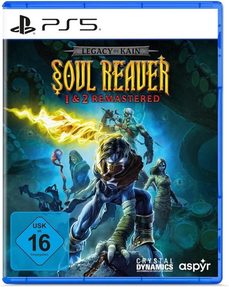 Soul Reaver 1 & 2 Remastered voor PS5 - Pakkende Actie Avontuur