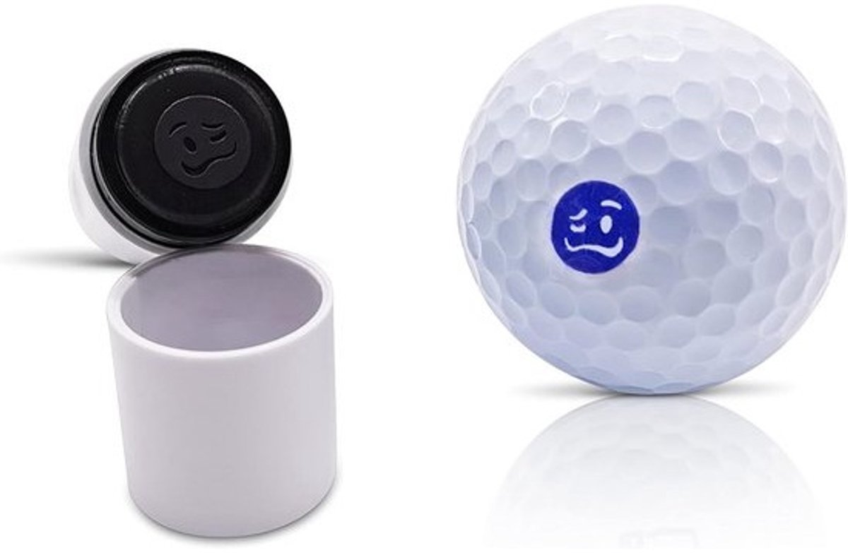 Golfbalstempel Dronken Gezicht - Watervaste Marker voor Golfballen