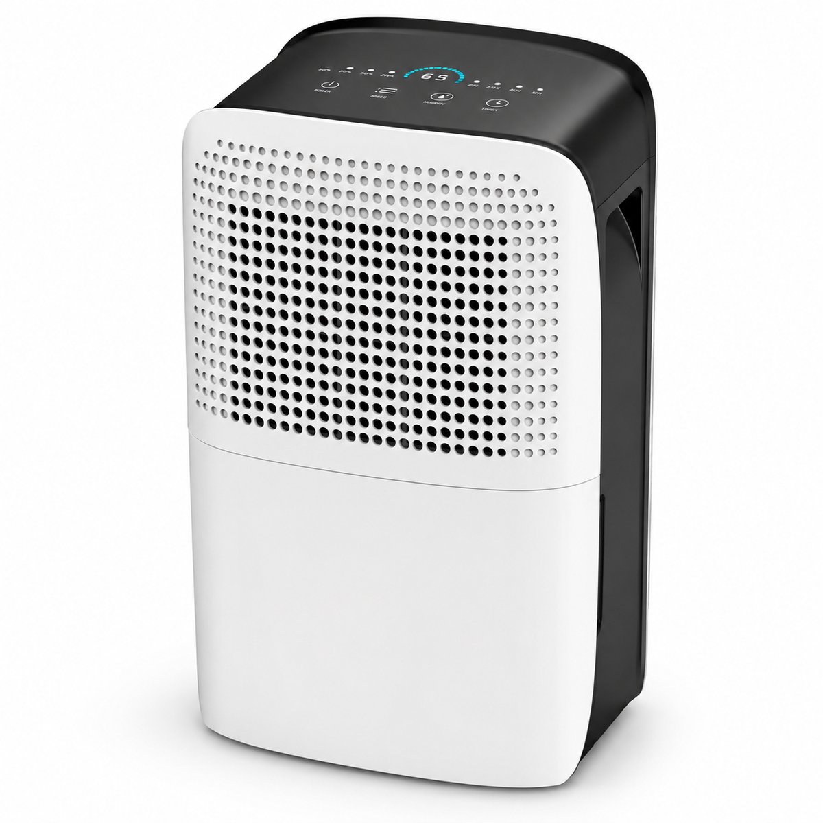 Luchtontvochtiger 16L/Dag – 4 Modi, 3,1L Watertank, Continue Afvoer en 24-Uurs Timer, Voor 32 m²