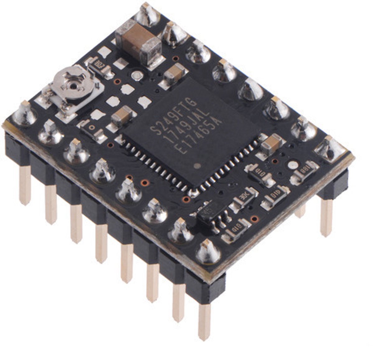 TB67S249FTG Stepper Motor Driver Compact Carrier (Header Pins Soldered) Pololu 3097
