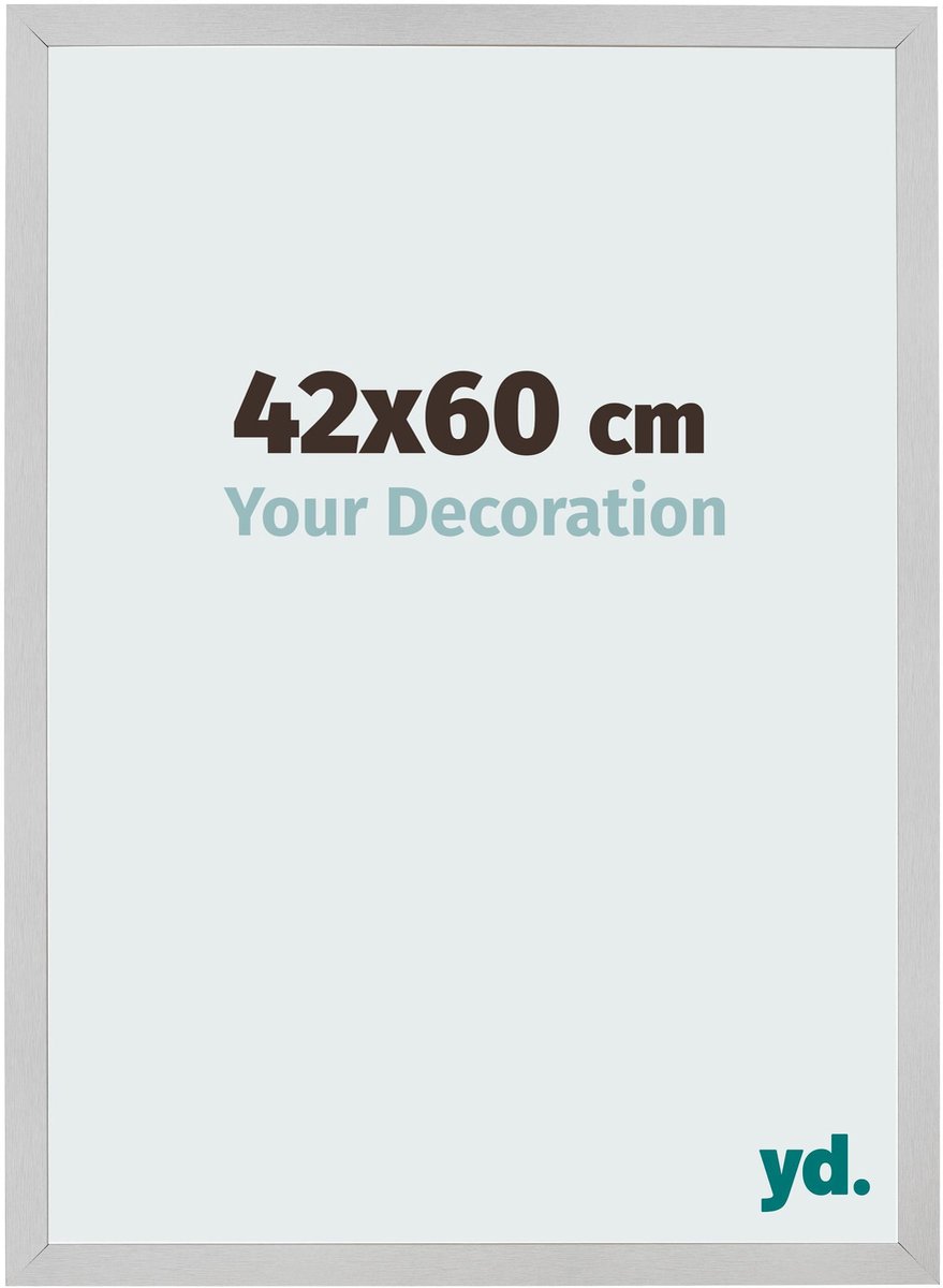 Your Decoration - Fotolijst 42x60 cm - MDF - Edelstaal - Bologna