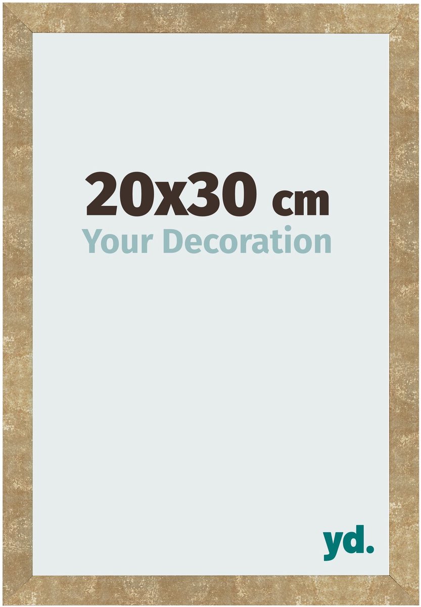 Your Decoration - Fotolijst 20x30 cm - MDF - Goud Antiek - Bologna