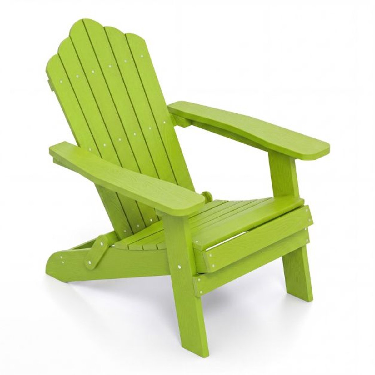 SureDeal® - Tuinstoel - Opvouwbare Adirondack Stoel - Brede Armleuningen - Aflopende Rugleuning Buiten - 88x77x95 cm - Marineblauw