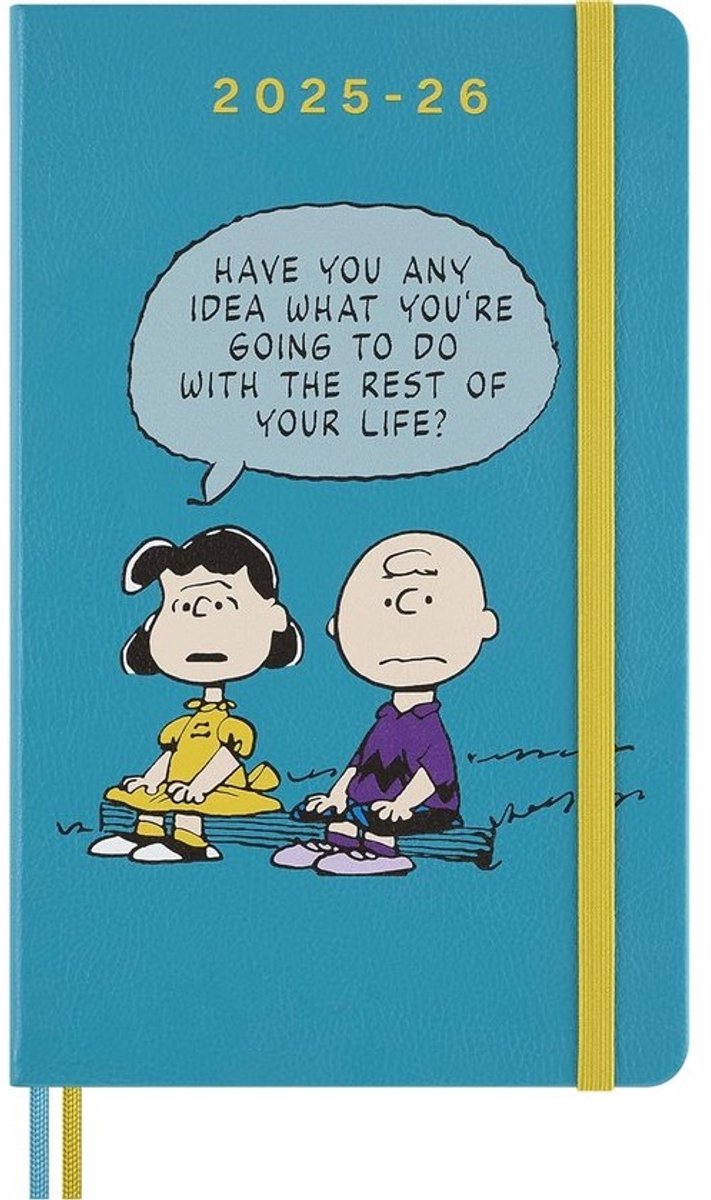 Weekplanner 18 Maanden 2025/2026 A5 Hardcover met Peanuts Charlie & Lucy Design
