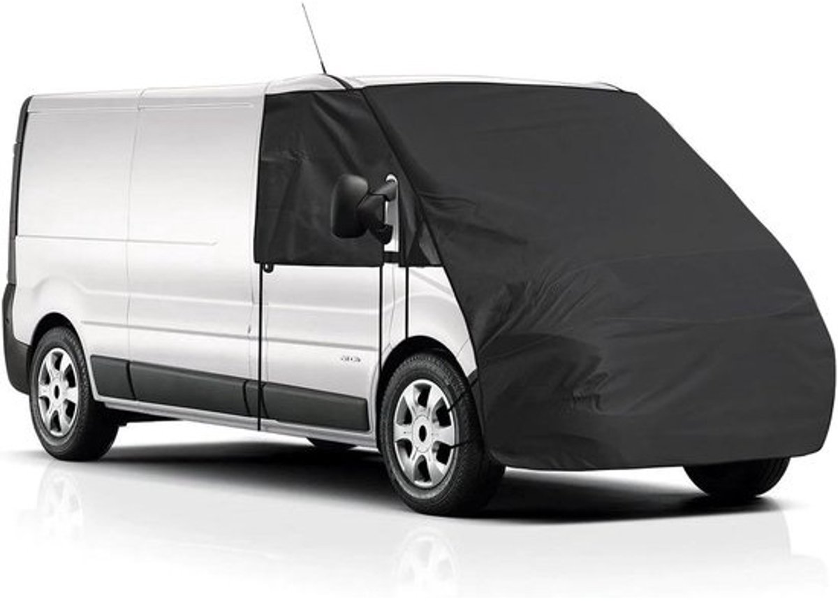 Voorruitafdekking - Camper dekzeil - Voertuig beschermen - Full exterior coverage - Renault Traffic 2014-2025 - Zwart