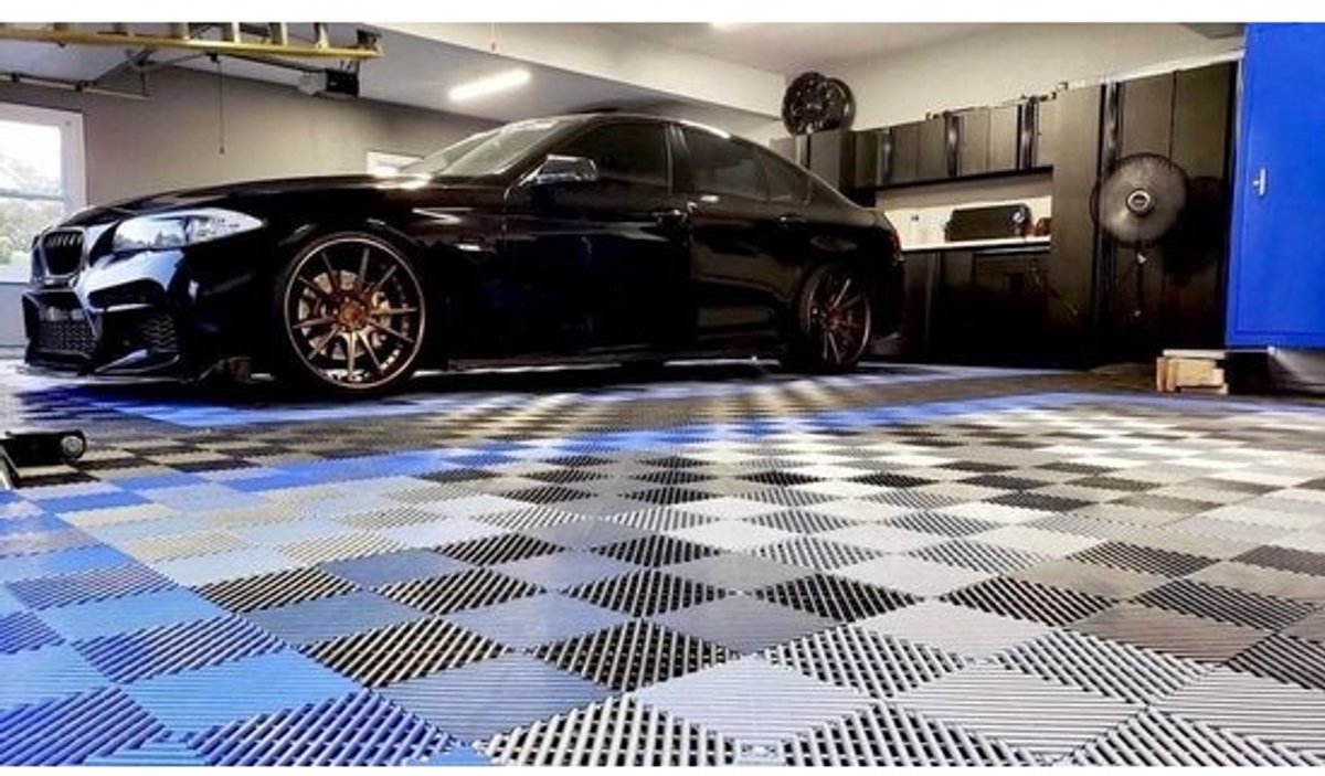Antislip Vloertegels met Afwatering voor Garage, Werkplaats en Terras
