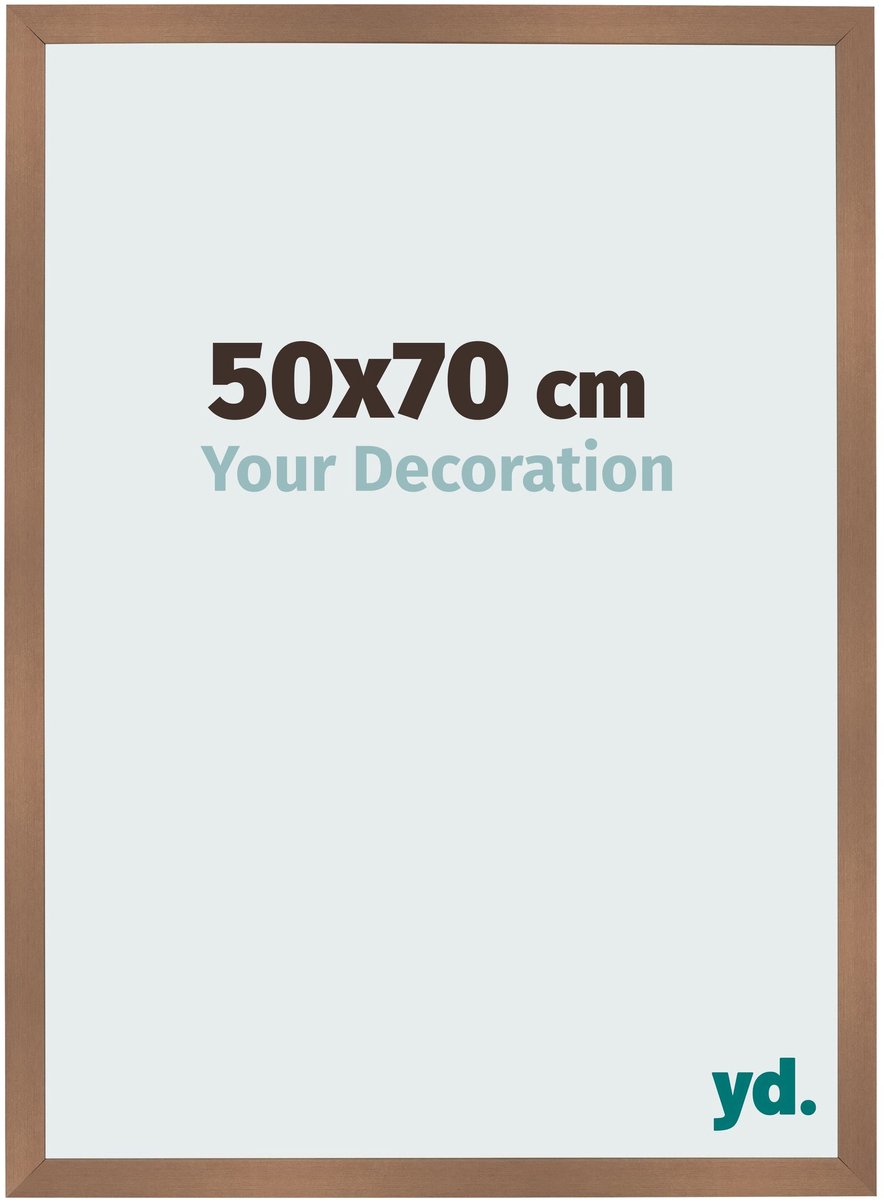 Your Decoration - Fotolijst 50x70 cm - MDF - Koper Decor - Bologna