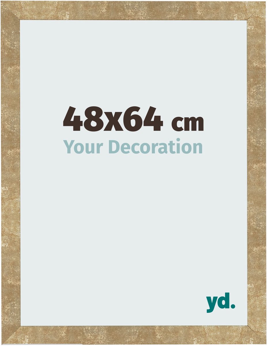 Your Decoration - Fotolijst 48x64 cm - MDF - Goud Antiek - Bologna