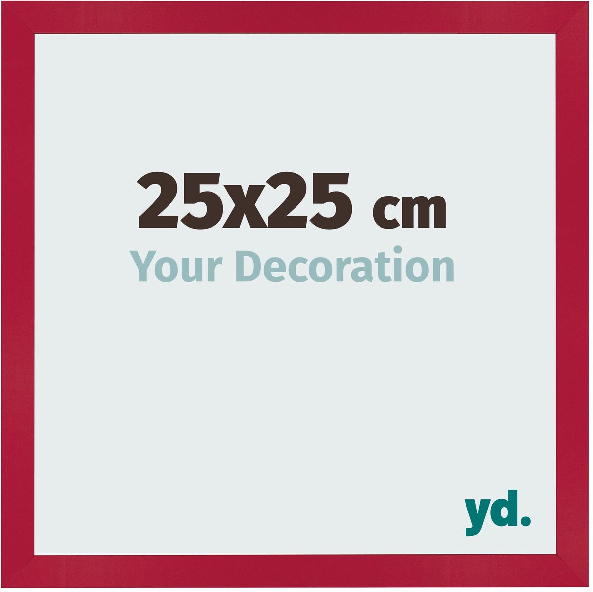 Your Decoration - Fotolijst 25x25 cm - MDF - Rood - Bologna