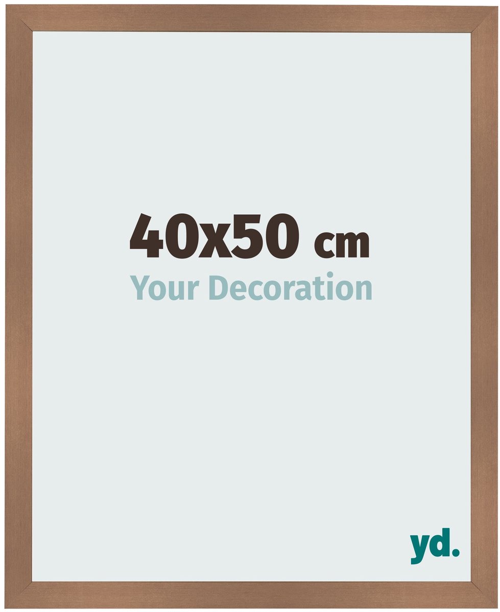 Your Decoration - Fotolijst 40x50 cm - MDF - Koper Decor - Bologna