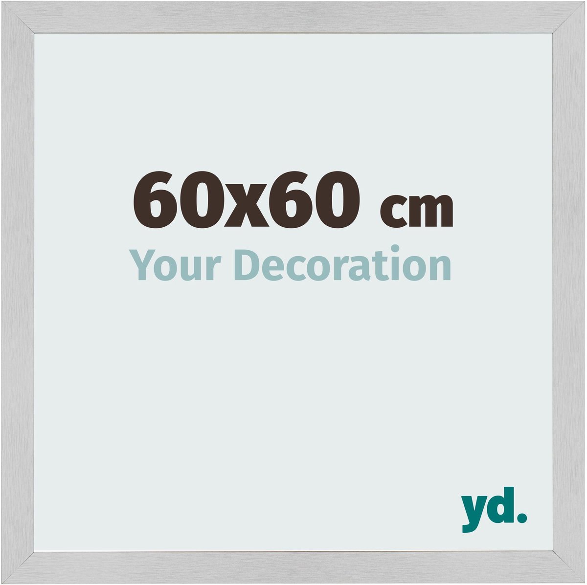 Your Decoration - Fotolijst 60x60 cm - MDF - Edelstaal - Bologna