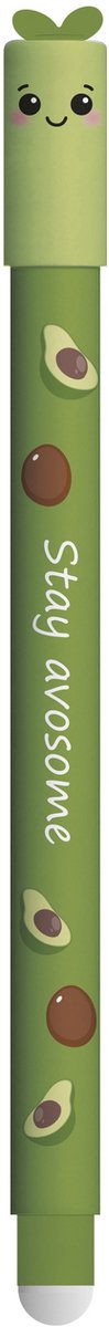 Eberhard Faber - Gelpen ENuity Erase-It - Avocado Schrijfkleur Blauw - Tekst Stay Avosome - EF-582133