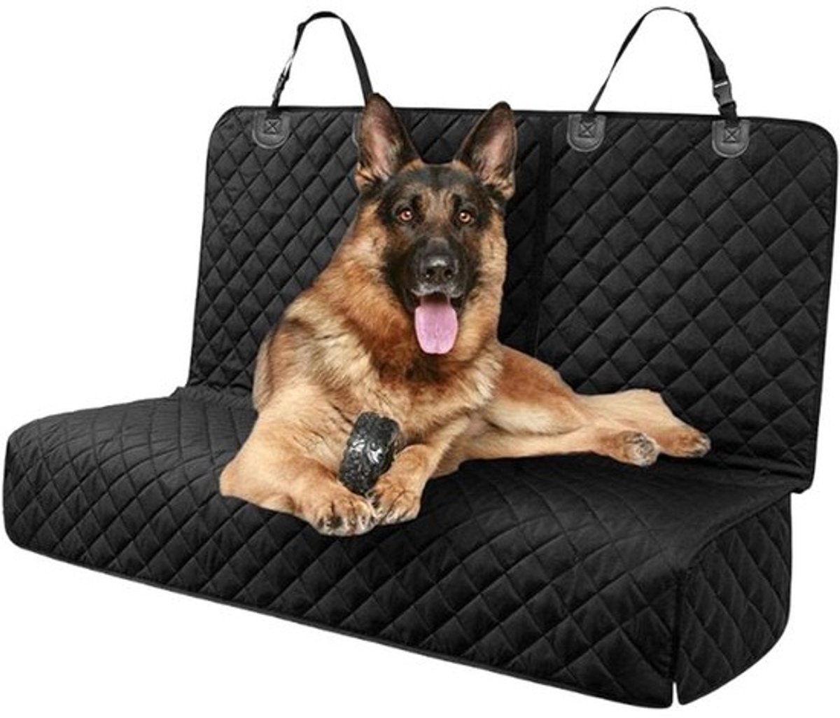 Honden Autostoelhoes - Beschermhoes Hond Auto Hangmat - Reizen met Huisdier - Waterdicht Antislip - Universele Pasvorm - Zwart