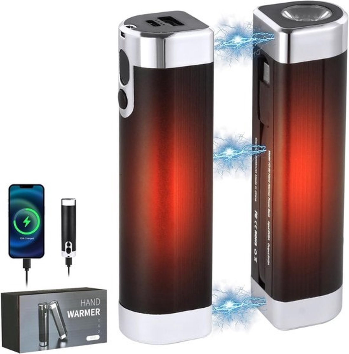 Oplaadbare Handwarmer USB - Draagbaar & Herbruikbaar