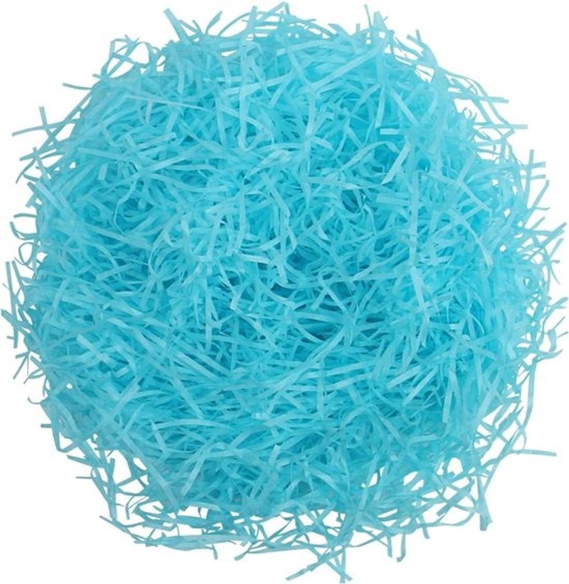 Papierversnipperaar Vuller - Raffia Papier Geschenkvuller - Cadeaus Inpakken - Kreukelgesneden - 100 g - Blauw