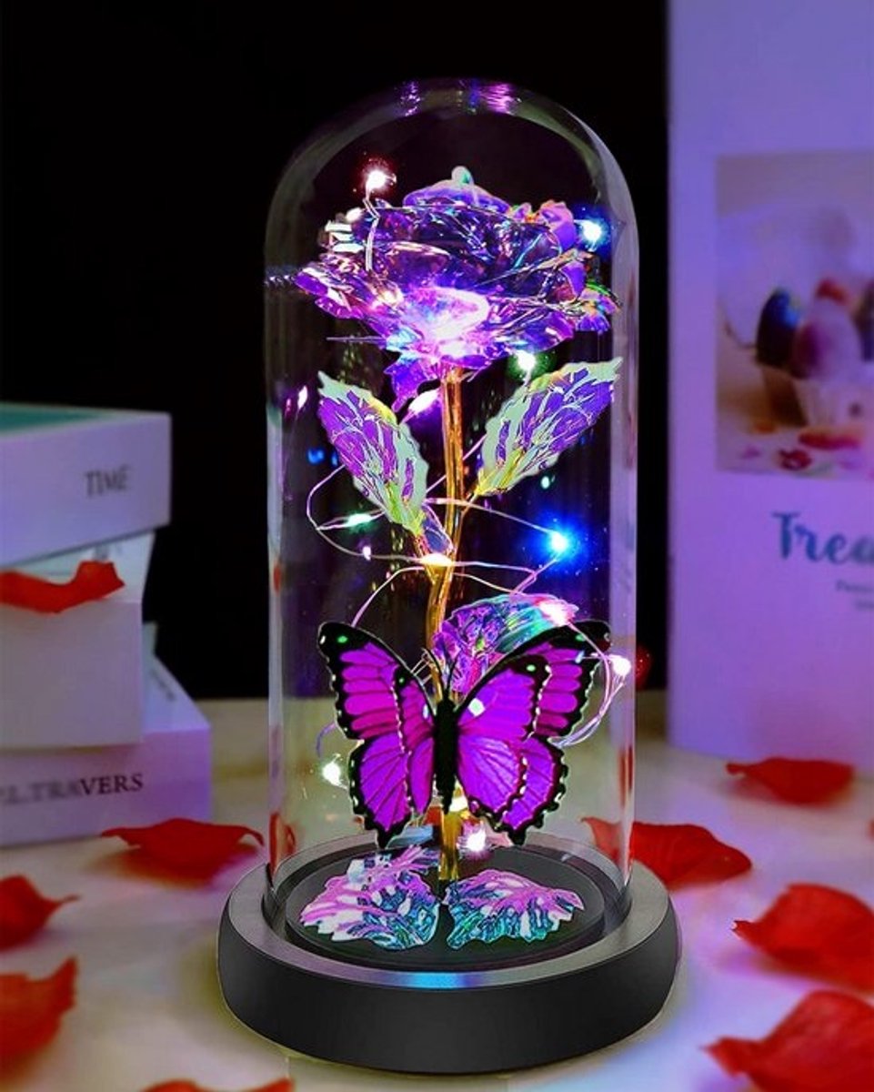 Verjaardagscadeaus voor Vrouwen met Rozen en Vlinders, Unieke Geschenken voor Moeder, Zus en Vriendin