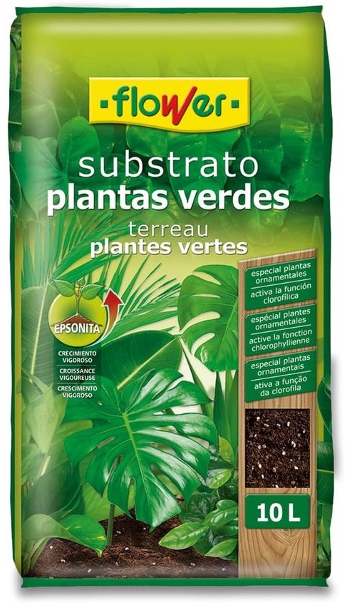 Potgrond voor Groene Planten - 10 Liter Universele Aarde