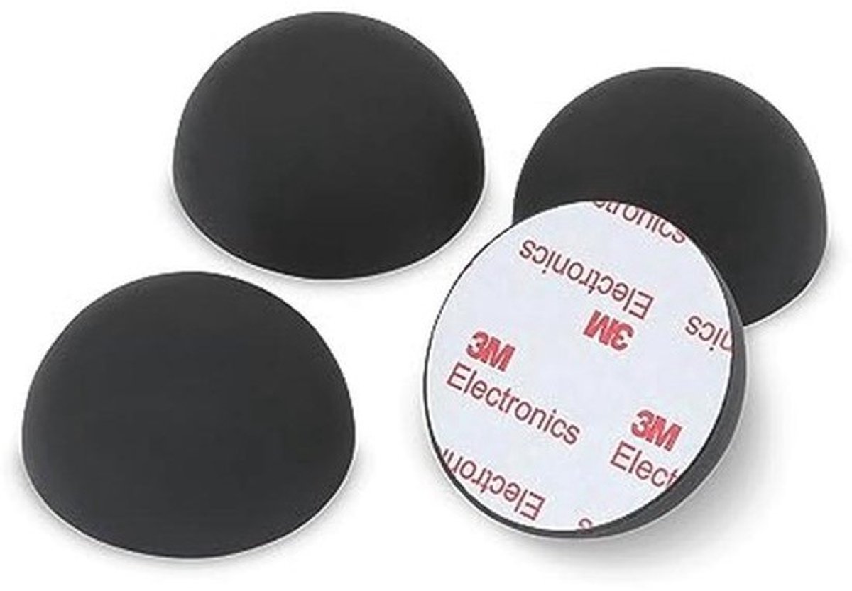 Siliconen elastomeer dempers set van 4 voor hifi-apparaten en luidsprekers