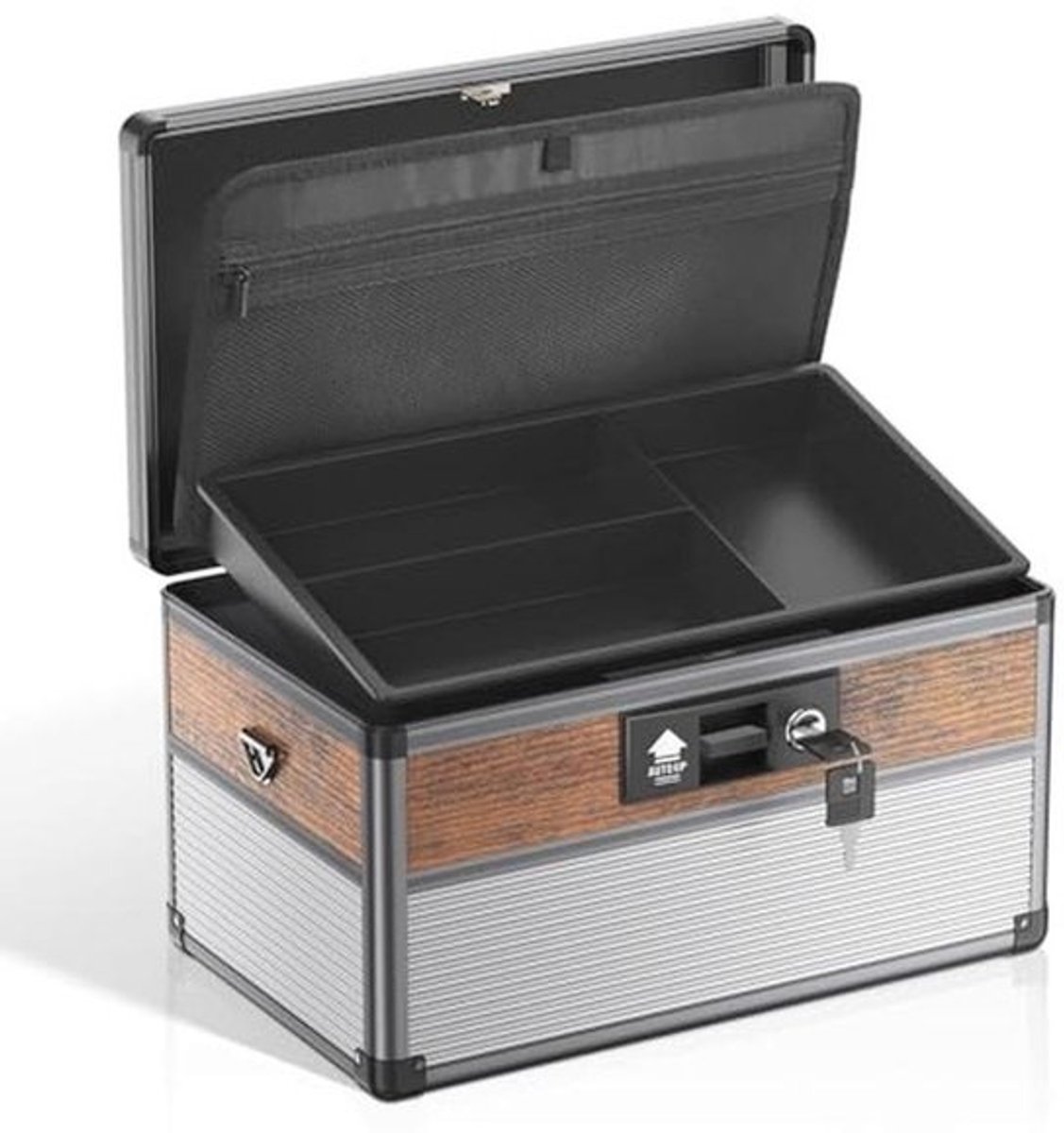Afsluitbare medicijnbox met slot - Draagbare opbergdoos 30 x 19 x 17 cm