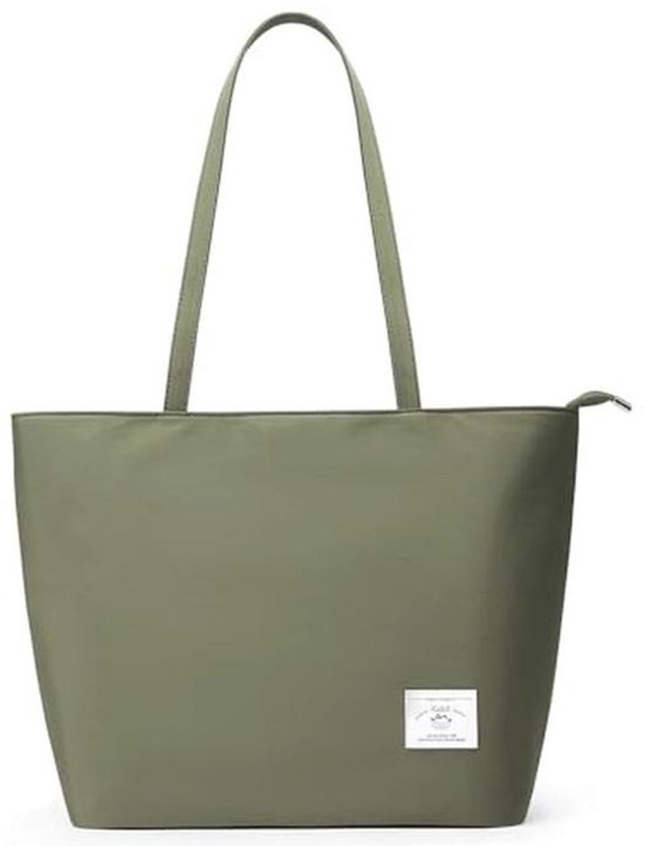 Minimalistische Draagtas voor Vrouwen - Laptop Schoudertas met Rits voor School en Werk