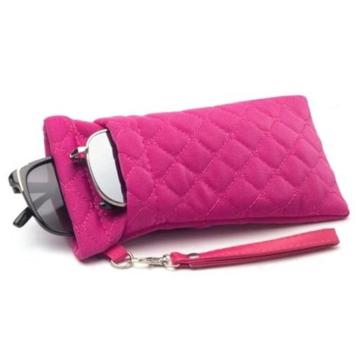Stylish 2-in-1 Zonnebril en Bril Hoes met Drukknop Sluiting – Geschikt voor Mannen en Vrouwen
