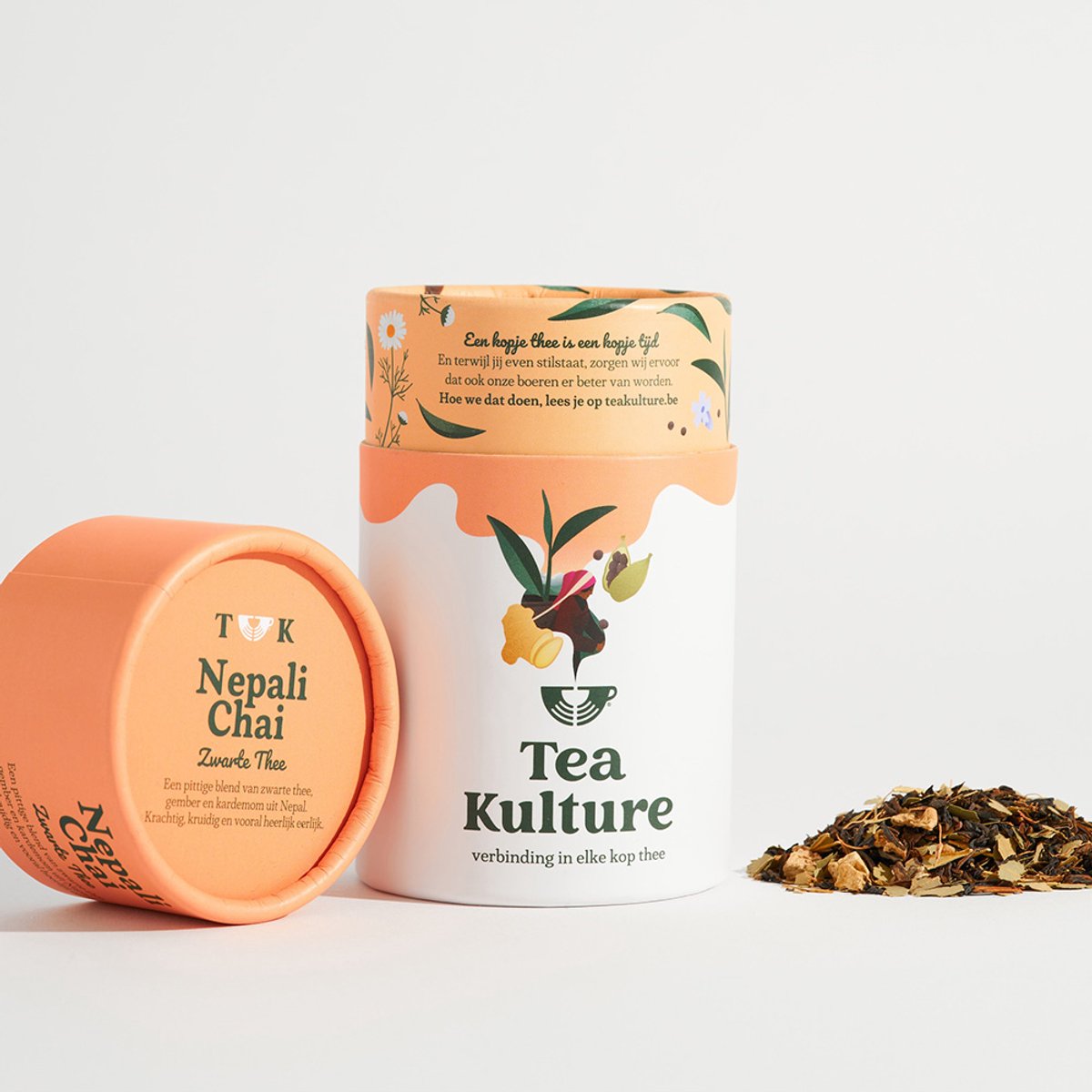 Tea Kulture Nepali Chai - 50 gram Losse Thee - Zwarte Thee met Specerijen - Uit Nepal