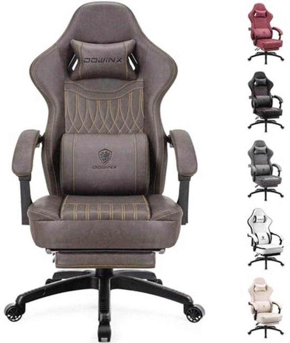 Ergonomische Gamingstoel met Verstelbare Rugleuning en Armleuningen