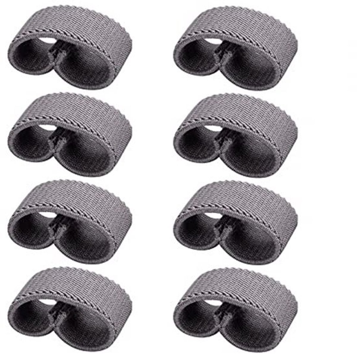 Elastische Riemhouders voor 2,5 cm Brede Riemen - Set van 8 Stuks