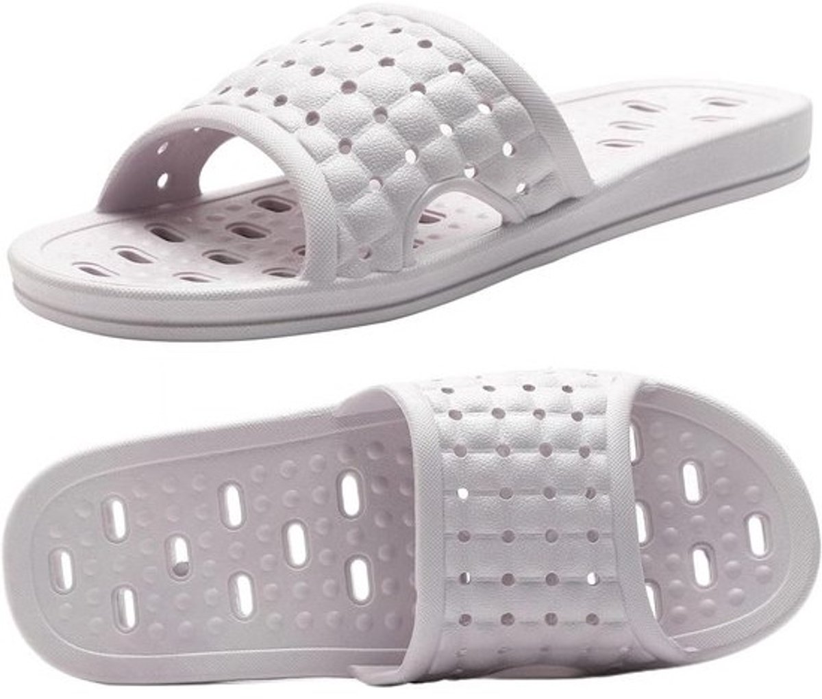 Sneldrogende Doucheslippers met Antislip en Afvoergaten - Unisex Douche Schoenen voor Thuis, Gym en Zwembad