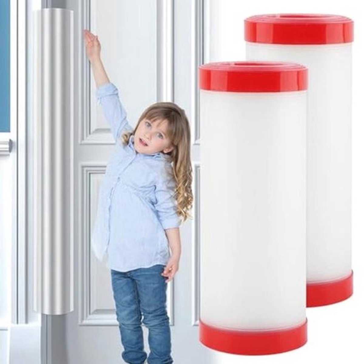 Vingerklembescherming voor Deuren - Transparante Deurbescherming voor Kinderen