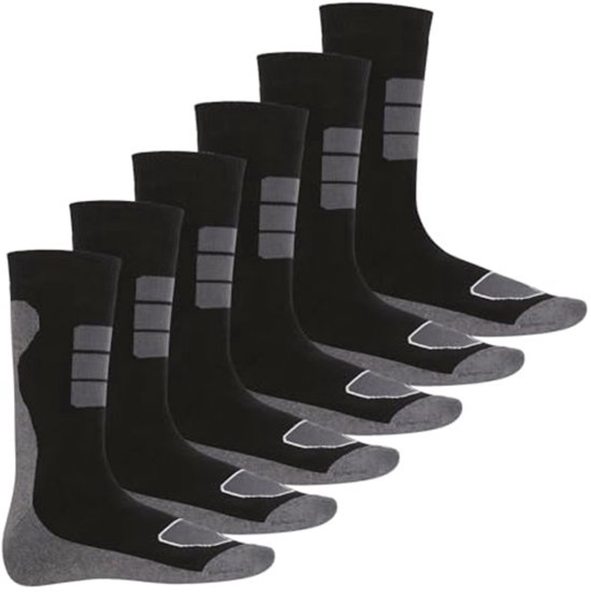 Warme Wintersokken voor Heren - 6 Paar Thermo Effect Badstof Sokken
